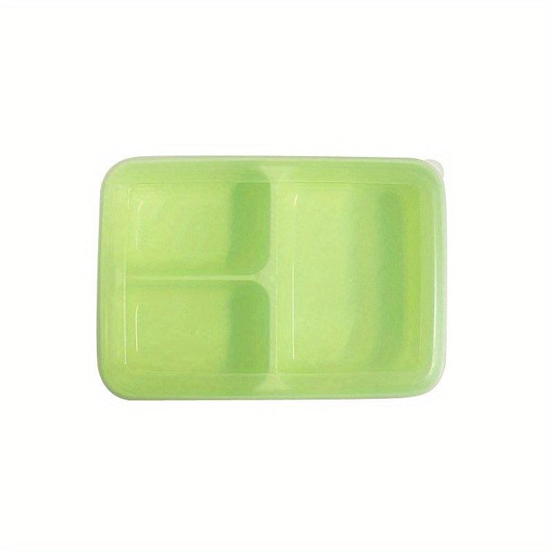 Rectangular 3 Compartment Lunch Box for Teens