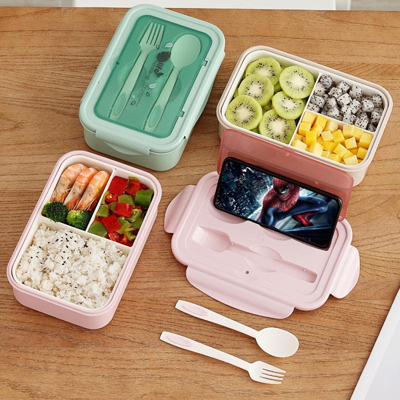 Striped Insulated Bag & 1400ml Bento Box Set