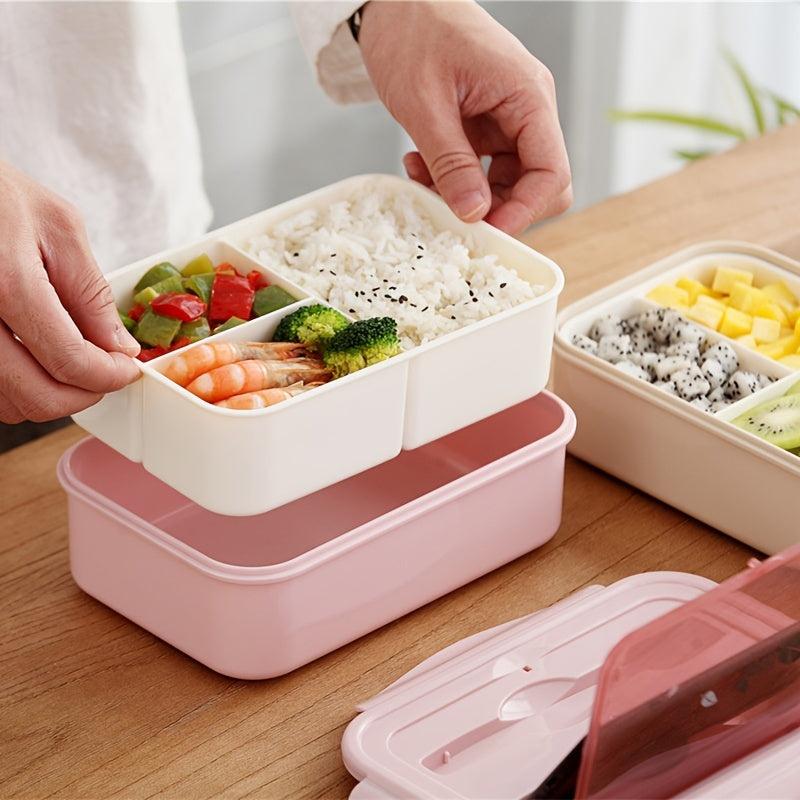 Striped Insulated Bag & 1400ml Bento Box Set