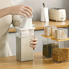 Portable Rice Bucket Storage Container Moisture Insect Proof Sealed Box