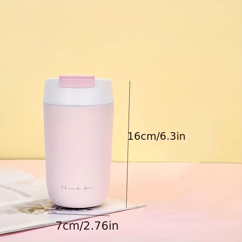 Portable Vacuum Flask with Straw Stainless Steel Insulated Cup