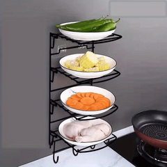 Vegetable Prep Rack Hot Pot Fruit & Veg Side Dish Plate Wall Hang