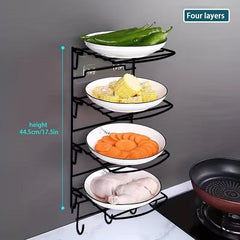Vegetable Prep Rack Hot Pot Fruit & Veg Side Dish Plate Wall Hang