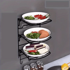 Vegetable Prep Rack Hot Pot Fruit & Veg Side Dish Plate Wall Hang