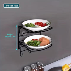 Vegetable Prep Rack Hot Pot Fruit & Veg Side Dish Plate Wall Hang