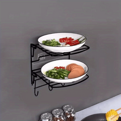 Vegetable Prep Rack Hot Pot Fruit & Veg Side Dish Plate Wall Hang