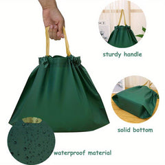 50pcs Reusable Grocery Bags With Drawstrings Portable Shopping Bag