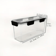 1pc Refrigerator Food Storage Container Pantry Fridge Organizers