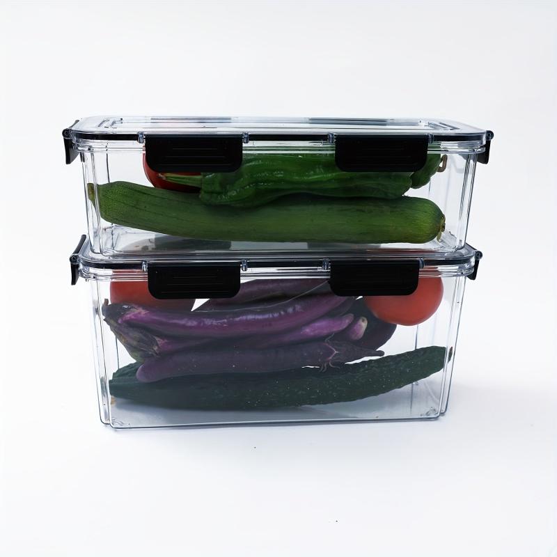 1pc Refrigerator Food Storage Container Pantry Fridge Organizers