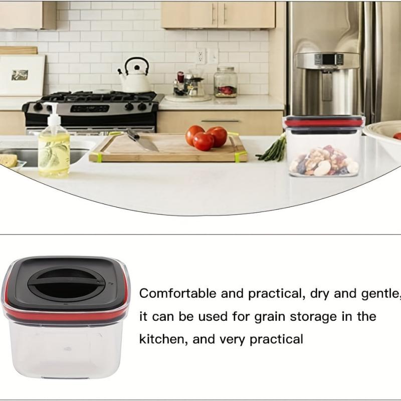 8pcs Food Storage Containers with Lids Transparent Fresh-keeping Box