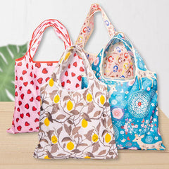 Multicolor Printed Reusable Grocery Shopping Bag Waterproof Tote Bag