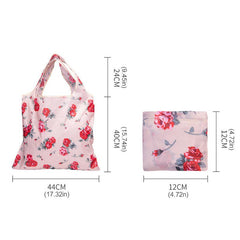 Multicolor Printed Reusable Grocery Shopping Bag Waterproof Tote Bag
