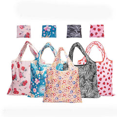 Multicolor Printed Reusable Grocery Shopping Bag Waterproof Tote Bag