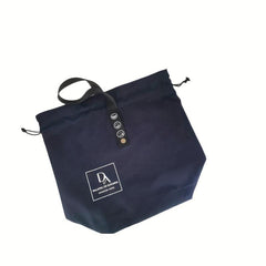 Canvas Insulated Lunch Bag Drawstring Cooler Tote Reusable Water Resistant