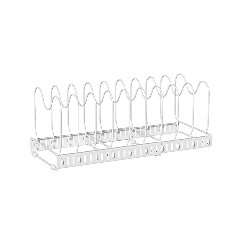 Multipurpose Kitchen Rack with Cutting Board Holder & Lid Organizer
