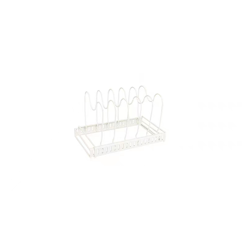 Multipurpose Kitchen Rack with Cutting Board Holder & Lid Organizer
