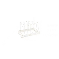 Multipurpose Kitchen Rack with Cutting Board Holder & Lid Organizer