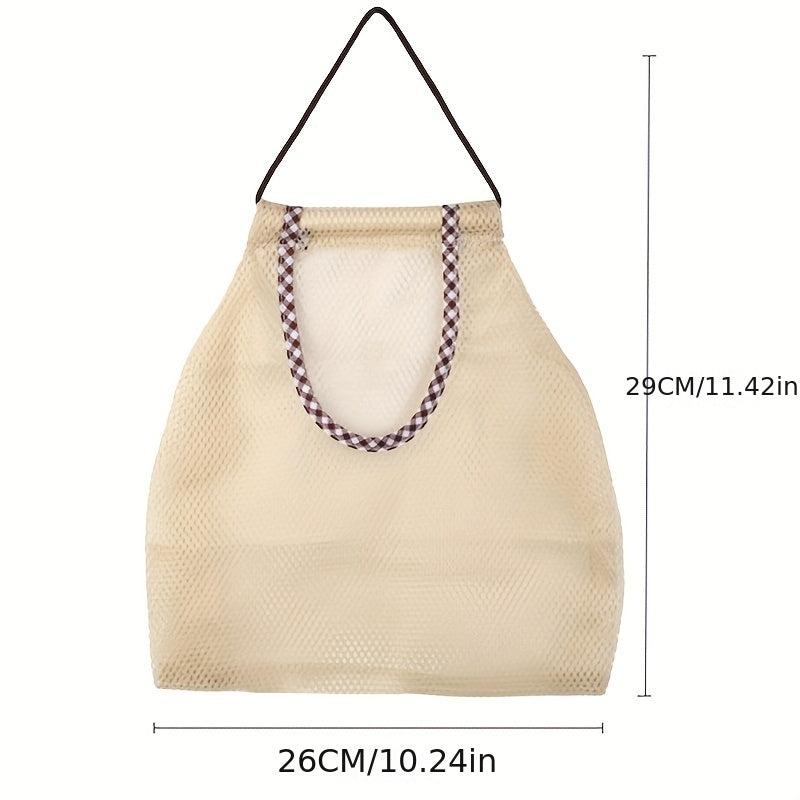 Storage Hanging Bag Kitchen Mesh Pouch Fruit Vegetable Portable