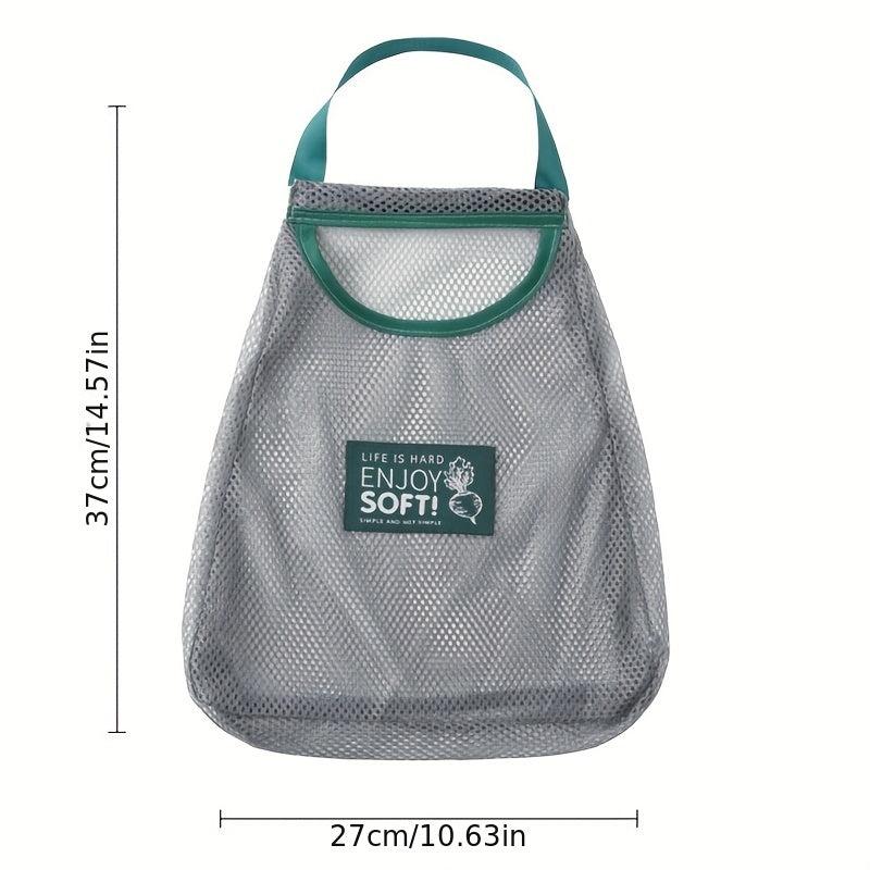 Storage Hanging Bag Kitchen Mesh Pouch Fruit Vegetable Portable