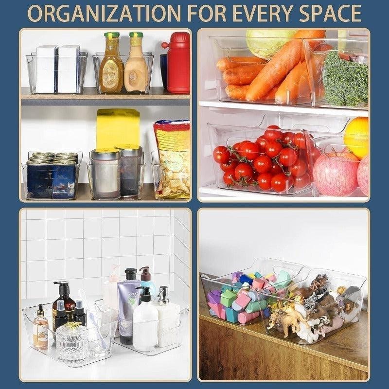 Cutlery Organizer - Stackable Refrigerator Organizer Bin