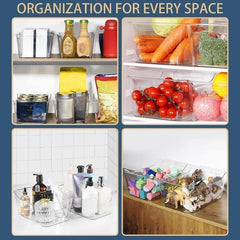 Cutlery Organizer - Stackable Refrigerator Organizer Bin