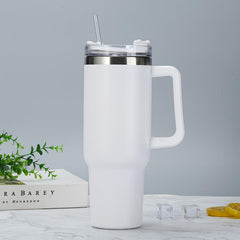 40oz Stainless Steel Tumbler with Lid and Handle for Travel - Port
