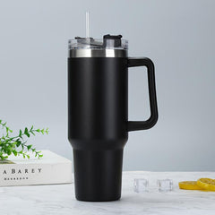 40oz Stainless Steel Tumbler with Lid and Handle for Travel - Port