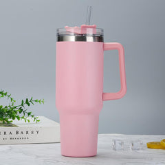 40oz Stainless Steel Tumbler with Lid and Handle for Travel - Port