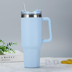40oz Stainless Steel Tumbler with Lid and Handle for Travel - Port