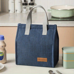 Minimalist Bento Bag Ice Pack Outdoor Picnic Lunch Box Hand Wash Insulated Conta