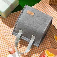 Minimalist Bento Bag Ice Pack Outdoor Picnic Lunch Box Hand Wash Insulated Conta