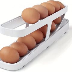 Egg Dispenser 2 Tiers Egg Trays Egg Storage Box For Refrigerator
