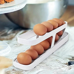 Egg Dispenser 2 Tiers Egg Trays Egg Storage Box For Refrigerator