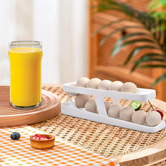 Egg Dispenser 2 Tiers Egg Trays Egg Storage Box For Refrigerator