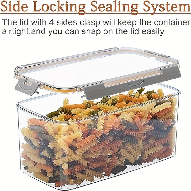 6pcs Airtight Food Storage Container Set BPA Clear Plastic Containers