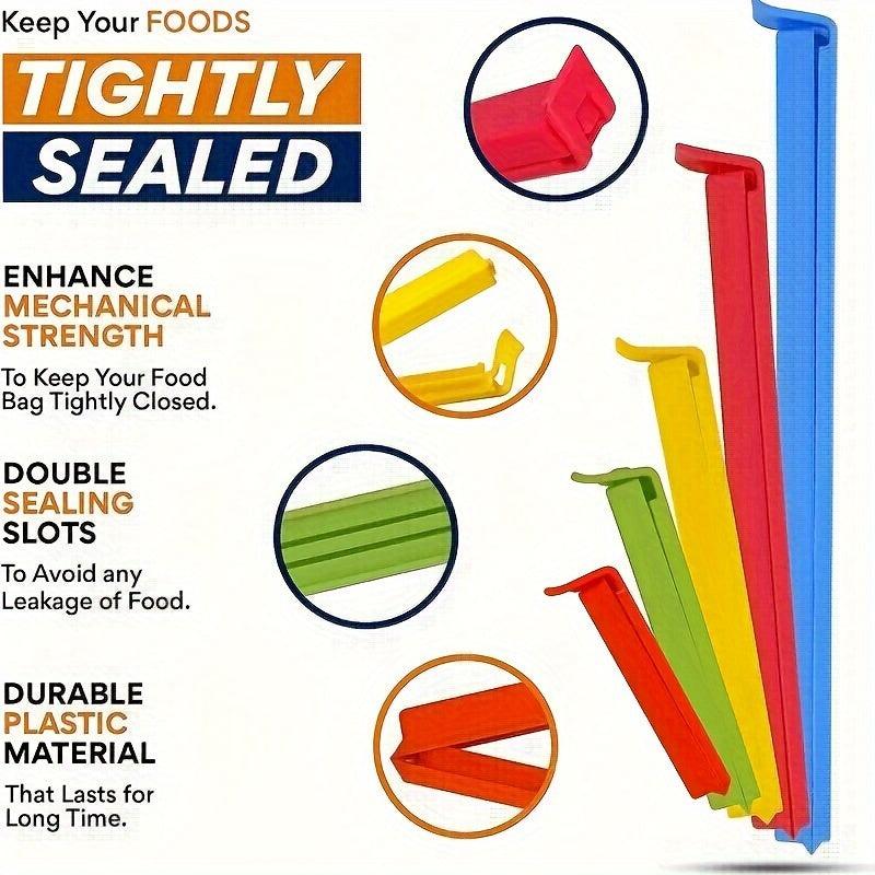 10-20pcs Food Sealing Clip Plastic Fresh Keeping Clip Kitchen Supplies