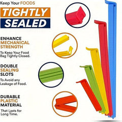 10-20pcs Food Sealing Clip Plastic Fresh Keeping Clip Kitchen Supplies