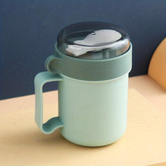 Portable Leak Proof Stainless Steel Soup Cup With Spoon