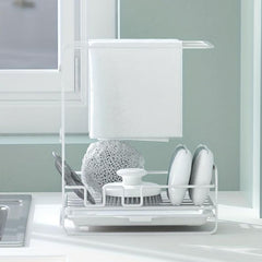 Sink Storage Rack Sponge Soap Holder Organizer Dishcloth Hanger