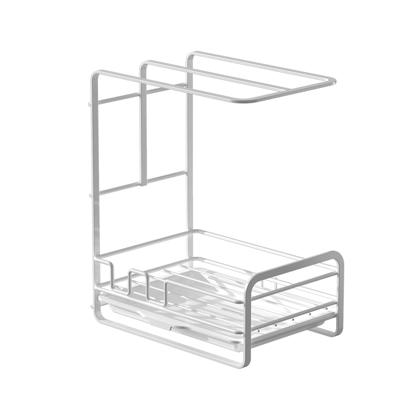 Sink Storage Rack Sponge Soap Holder Organizer Dishcloth Hanger