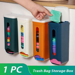 Large Wall-mounted Garbage Bag Storage Box Household Storage and Finishing