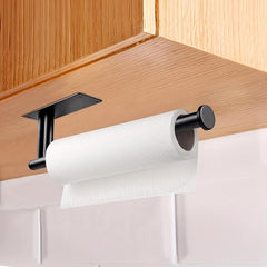 Stainless Steel Paper Towel Holder, Self Adhesive or Drilling