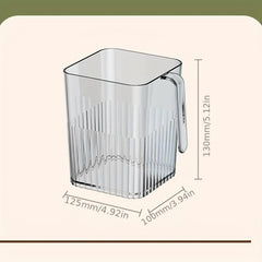 1pc PET Refrigerator Side Storage Box Organizer for Kitchen Food Storage