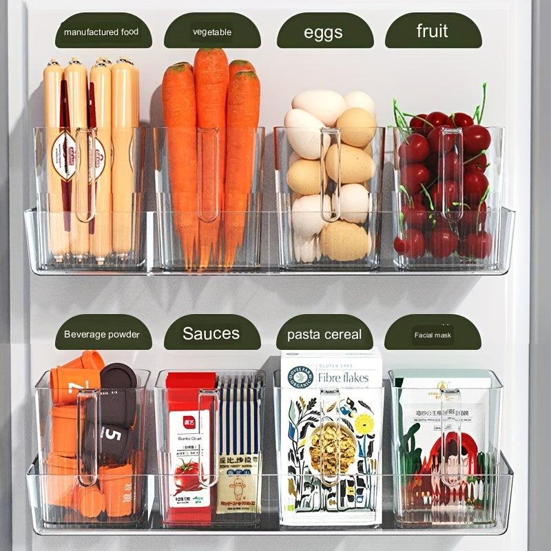 1pc PET Refrigerator Side Storage Box Organizer for Kitchen Food Storage