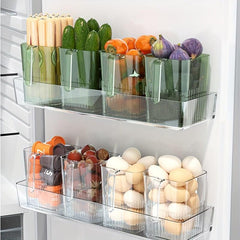 1pc PET Refrigerator Side Storage Box Organizer for Kitchen Food Storage