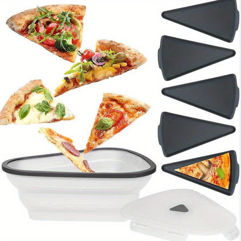 Silicone Pizza Storage Container, Set of 5 Trays