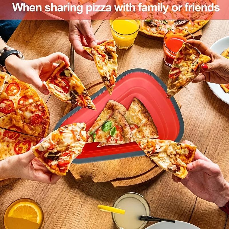 Silicone Pizza Storage Container, Set of 5 Trays