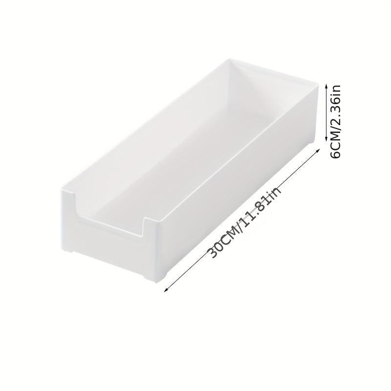 Desktop Drawer Divider Storage Box Kitchen Rectangular Plastic Small Box