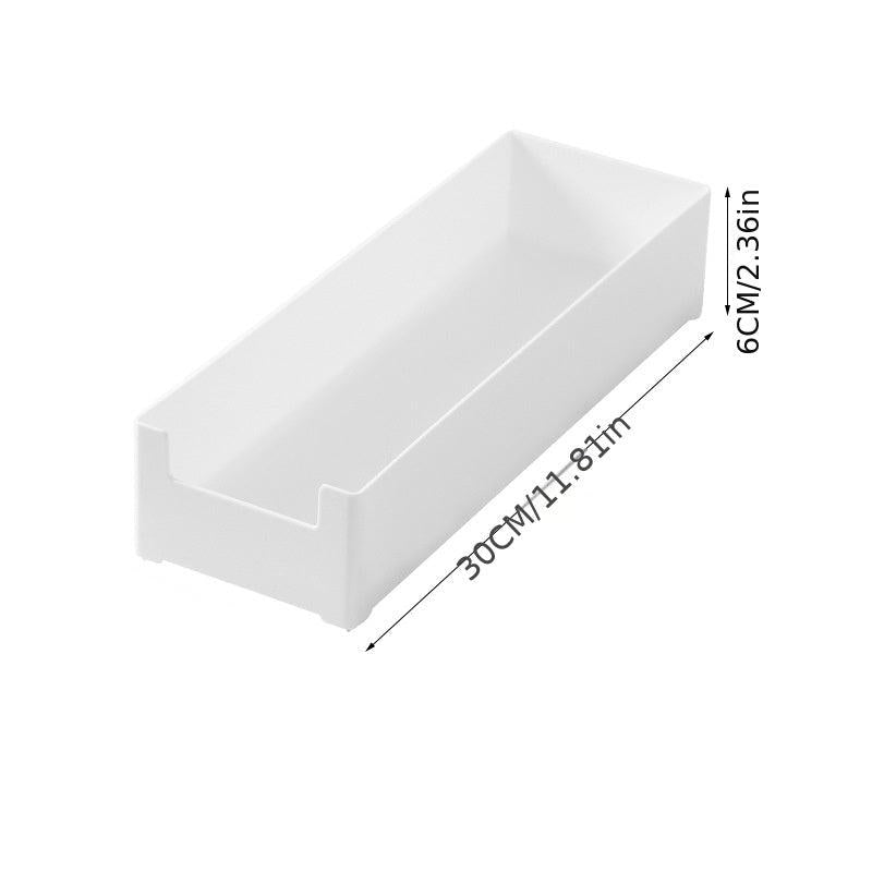 Desktop Drawer Divider Storage Box Kitchen Rectangular Plastic Small Box