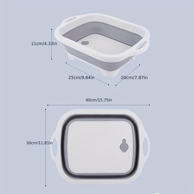 Multifunctional Cutting Board & Draining Basket for Kitchen